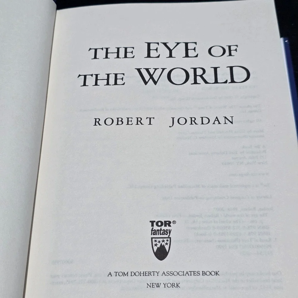 The Eye of the World Robert Jordan Wheel of Time Tor Fantasy Y2K 90's